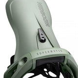 NIDECKER SUPERMATIC LT OLIVE ATTACCHI SNOWBOARD