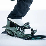NIDECKER SUPERMATIC LT OLIVE ATTACCHI SNOWBOARD