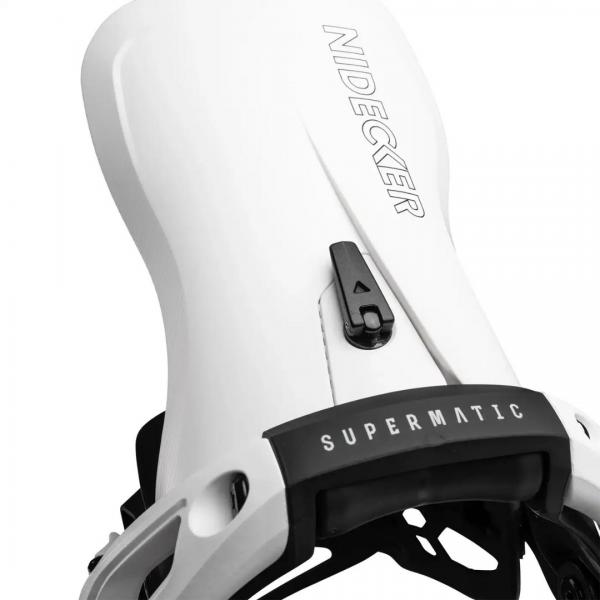 NIDECKER SUPERMATIC LT WHITE ATTACCHI SNOWBOARD