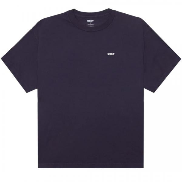 OBEY BOLD ICON FACE PIGMENT PURPLE VELVET T-SHIRT