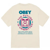OBEY FUTURE UNWRITTEN CREAM T-SHIRT