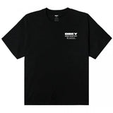 OBEY SOUND DESIGN DEPT. HEAVYWEIGHT BLACK T-SHIRT