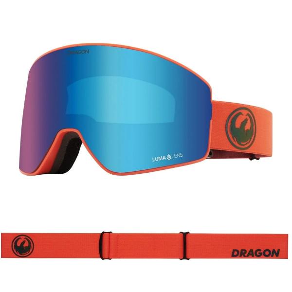 DRAGON PXV2 FLAME MASCHERA SNOWBOARD
