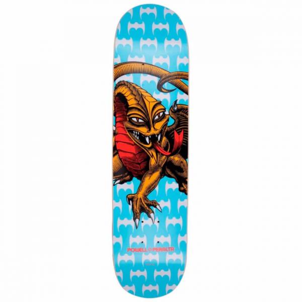 POWELL PERALTA DRAGON LIGHT BLUE 7.75" TAVOLA SKATEBOARD