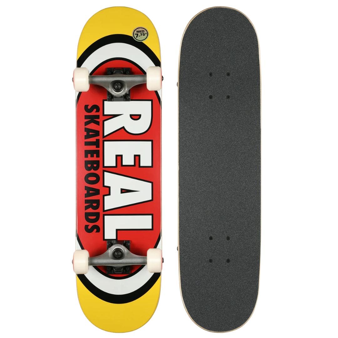 REAL TEAM EDITION OVAL CLASSIC 7.75" SKATEBOARD COMPLETO