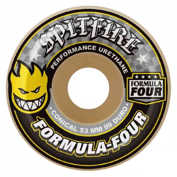 SPITFIRE WHEEL FORMULA FOUR CONICAL 99DU 53MM RUOTE SKATEBOARD