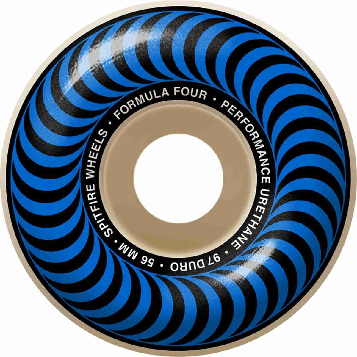 SPITFIRE WHEELS FORMULA FOUR CLASSIC 99DU BLUE RUOTE SKATEBOARD