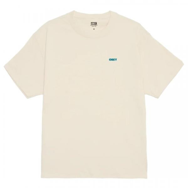 OBEY FUTURE UNWRITTEN CREAM T-SHIRT