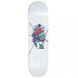 POLAR THE MASK WHITE 7.8" TAVOLA SKATEBOARD