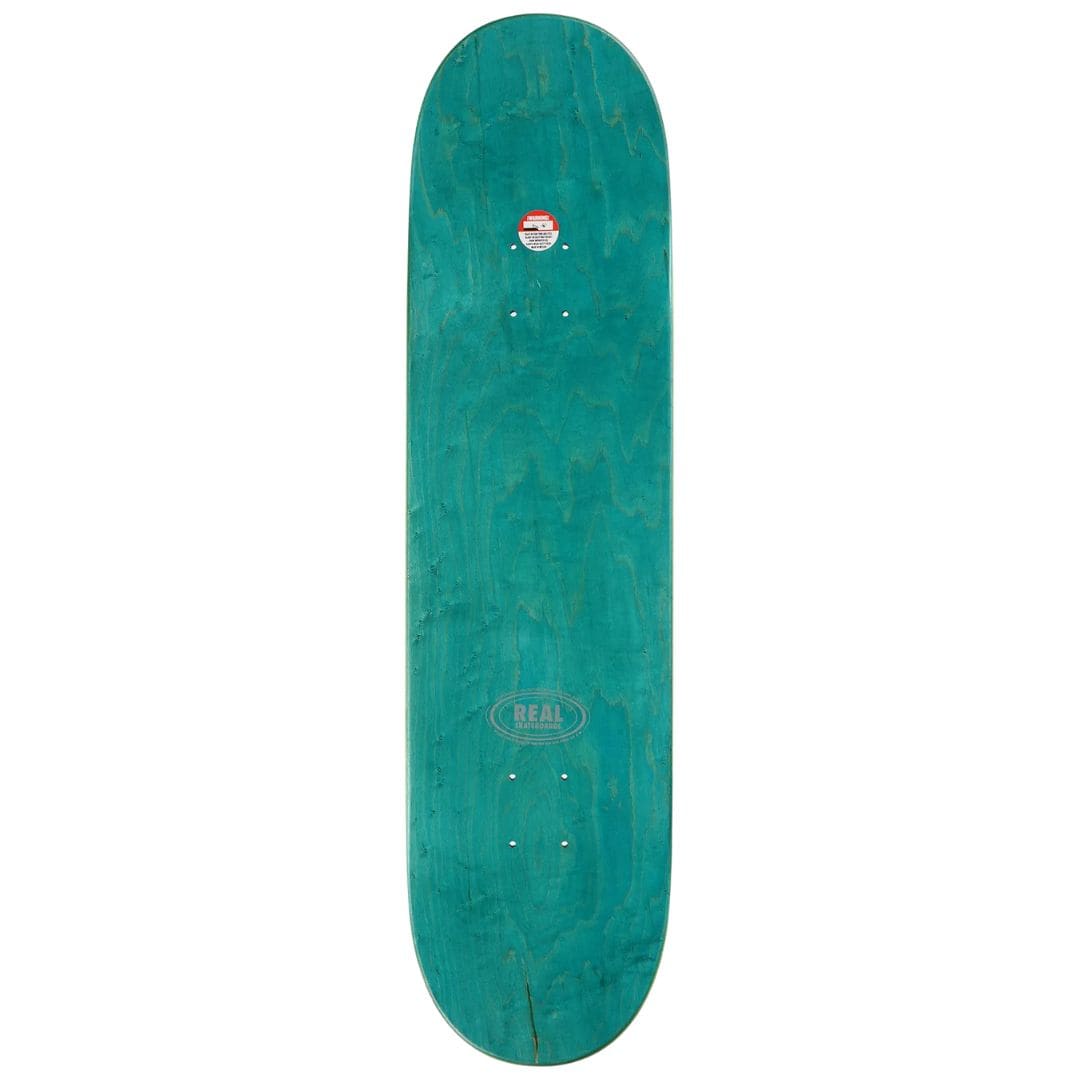 REAL CLASSIC LOGO OVAL BLACK TAVOLA SKATEBOARD