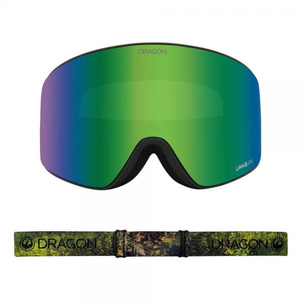 DRAGON PXV TERRA FIRMA LL GREEN ION/ LL AMBER MASCHERA SNOWBOARD