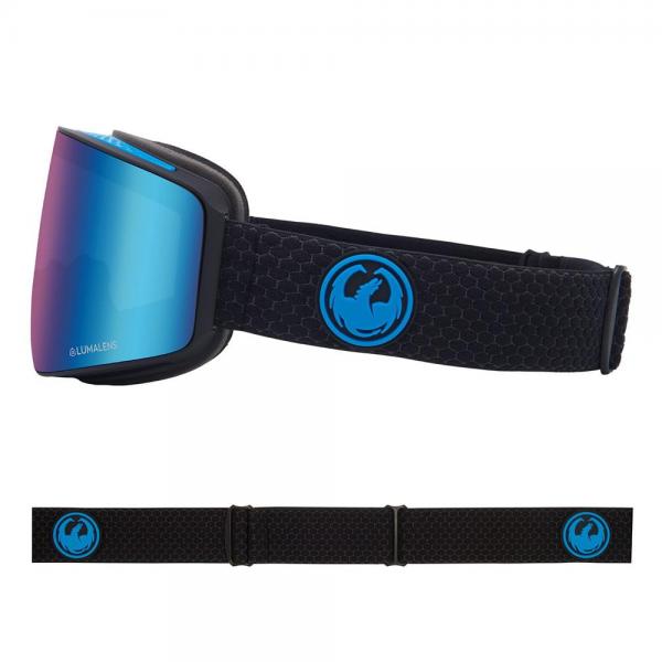 DRAGON PXV SPLIT LL BLUE ION/ LL AMBER MASCHERA SNOWBOARD