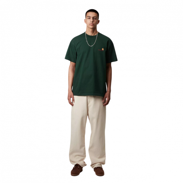 CARHARTT WIP S/S AMERICAN SCRIPT CONIFER T-SHIRT