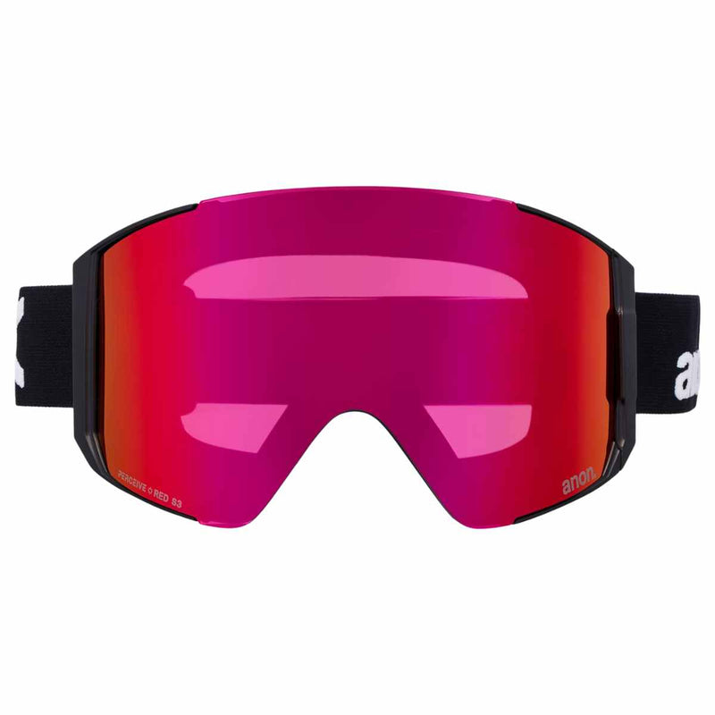 ANON SYNC GOGGLES + BONUS LENS + MFI® FACE MASK REGULAR BLACK SUNNY RED