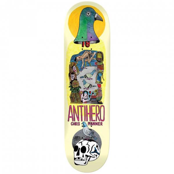 ANTI HERO CHRIS PFANNER PIGEON 8.12" TAVOLA SKATEBOARD
