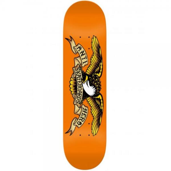 ANTIHERO CLASSIC ORANGE 9" x 33.25" TAVOLA SKATEBOARD