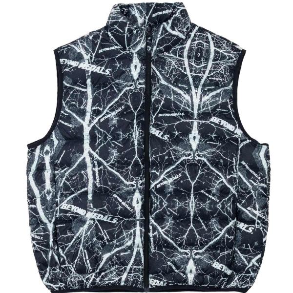 BEYOND MEDALS PACKABLE DOWN VEST GREY