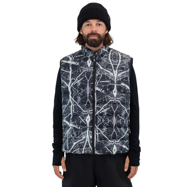 BEYOND MEDALS PACKABLE DOWN VEST GREY
