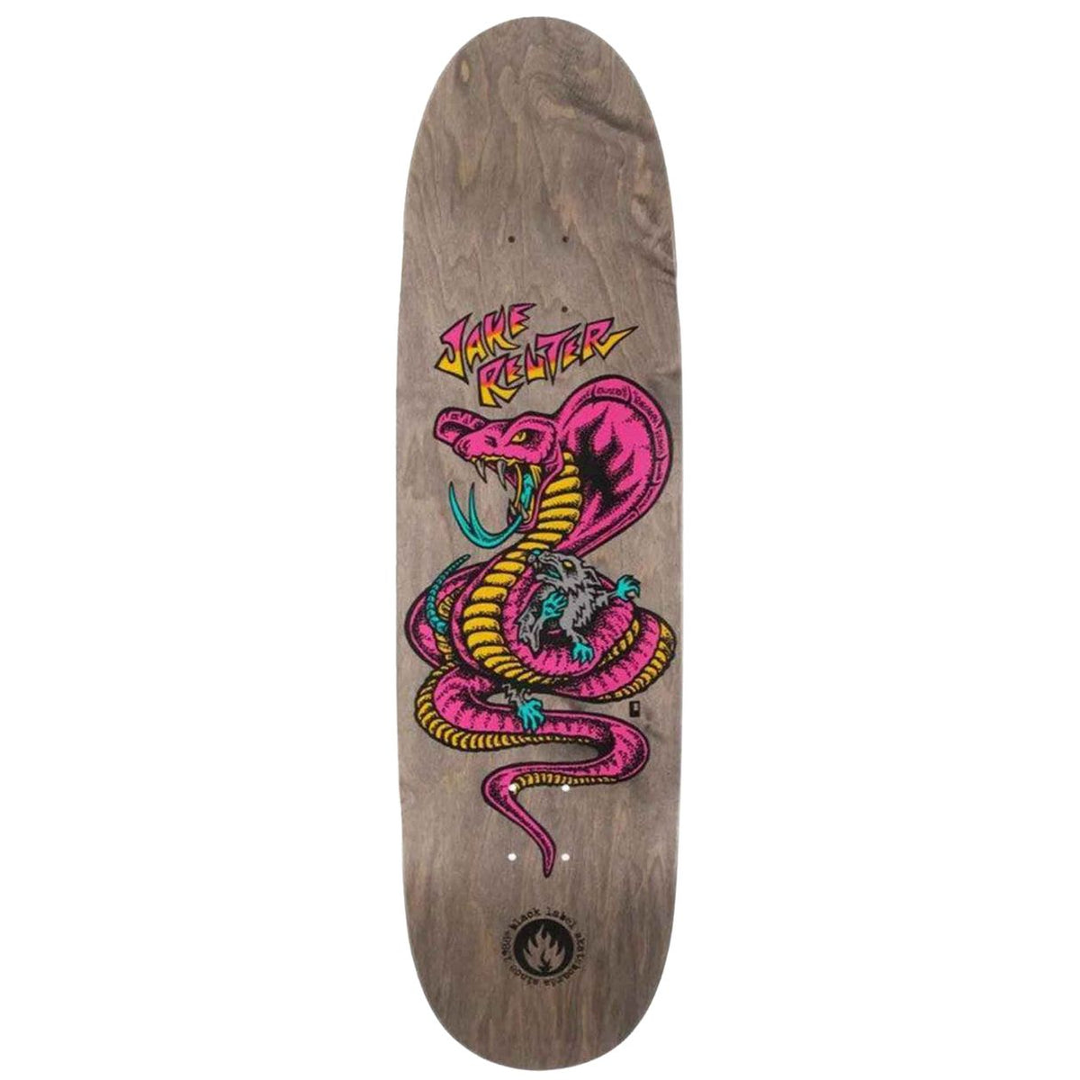 BLACK LABEL JACK REUTER SNAKE & RAT CUSTOM EGG SKATE TAVOLA SKATEBOARD