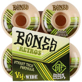 BONES RETRO STF V4 WHITE GREEN 99A RUOTE SKATEBOARDS