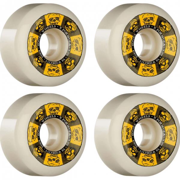 BONES WHEELS XFORMULA V6 WIDE CUT 99A V6 SIDECUT X-FORMULA RUOTE SKATEBOARDS