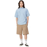 CARHARTT WIP S/S BRAXTON SHIRT BLEACH/WAX