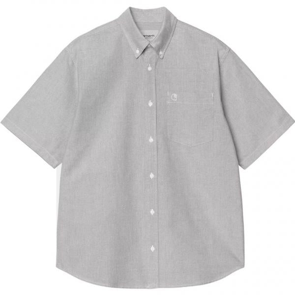 CARHARTT WIP S/S BRAXTON SHIRT GRAPHITE/WAX
