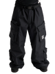 ZEB POWELL BURTON 2L BAGGY CARGO PANT TRUE BLACK