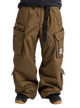 ZEB POWELL BURTON 2L BAGGY CARGO PANT EARTH SHIP BROWN