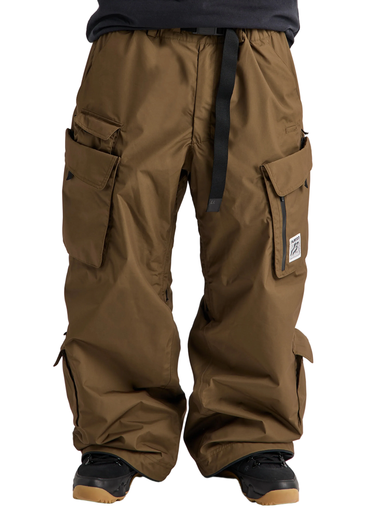 ZEB POWELL BURTON 2L BAGGY CARGO PANT EARTH SHIP BROWN