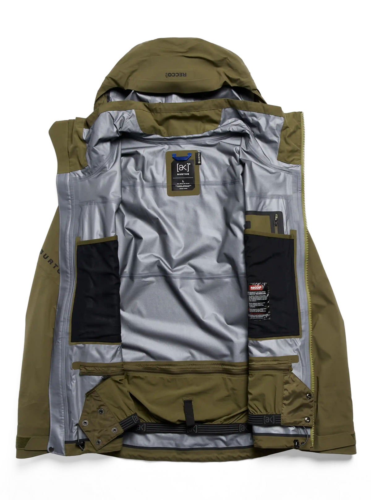 BURTON MEN'S [AK] HOVER GORE‑TEX C-KNIT 3L STRETCH JACKET DRIED MOSS