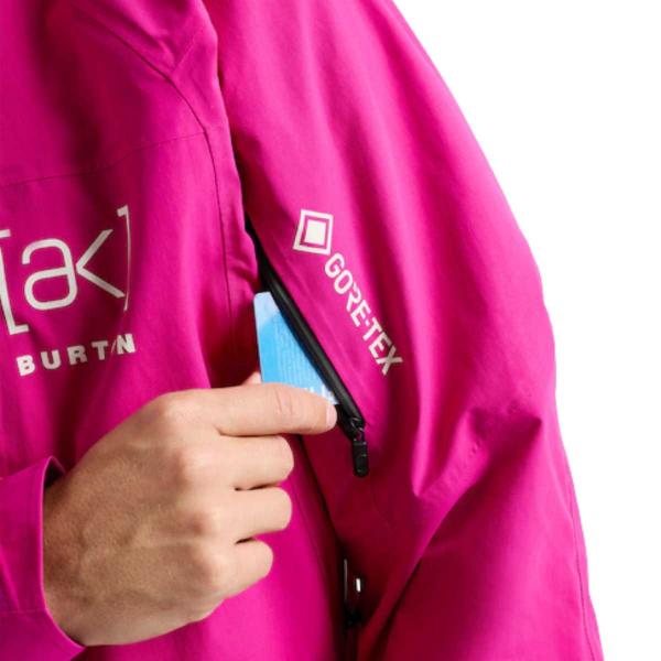 BURTON AK GORE-TEX CYCLIC 2L JACKET CHESTNUT VERY BERRY