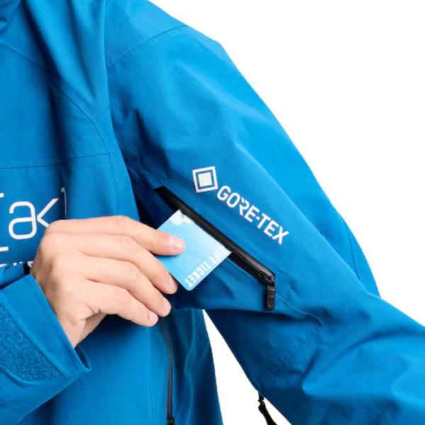 BURTON AK GORE-TEX CYCLIC 2L JACKET CHESTNUT BLUE TEAL