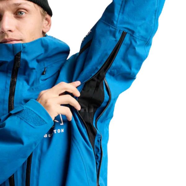 BURTON AK GORE-TEX CYCLIC 2L JACKET CHESTNUT BLUE TEAL