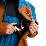 BURTON AK GORE-TEX CYCLIC 2L JACKET CHESTNUT BROWN/BLUE TEAL