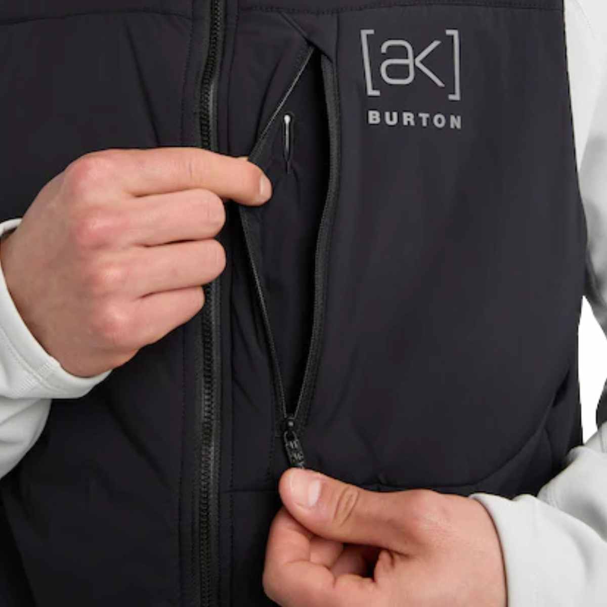 BURTON AK HELIUM STRETCH INSULATED VEST TRUE BLACK
