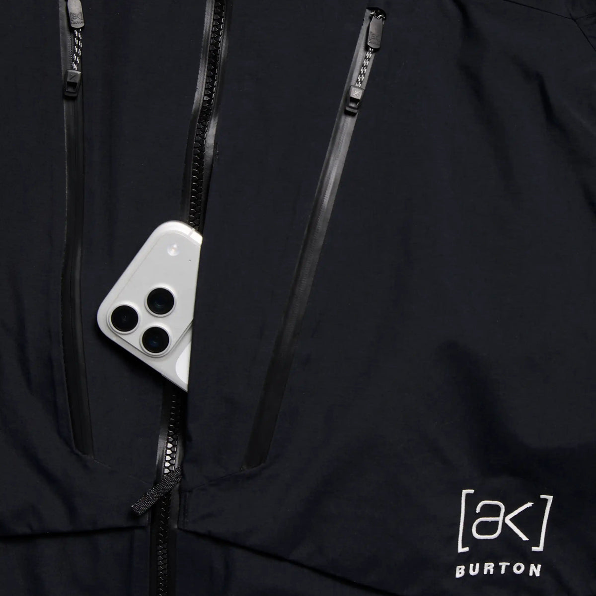 BURTON MEN'S [AK] SWASH SYNTHETIC INSULATED GORE-TEX 2L JACKET TRUE BLACK