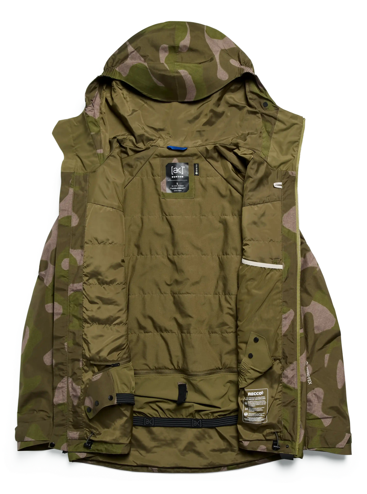 BURTON MEN'S [AK] SWASH SYNTHETIC INSULATED GORE-TEX 2L JACKET KEEL CAMO