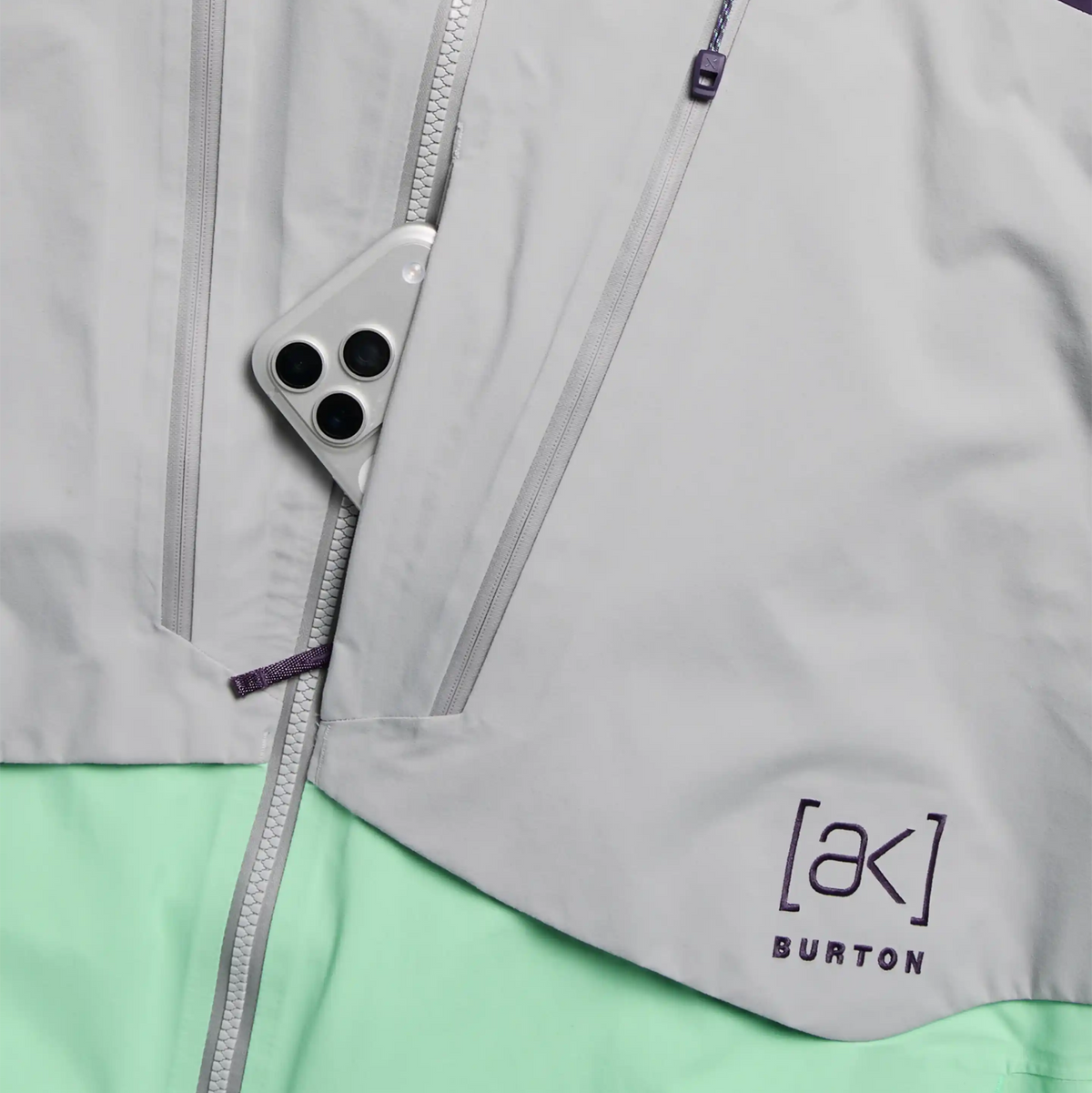 BURTON MEN'S [AK] SWASH SYNTHETIC INSULATED GORE-TEX 2L JACKET NIGHTSHADE PURPLE