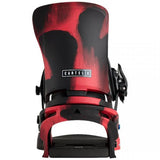 BURTON CARTEL X BLACK/RED  ATTACCHI SNOWBOARD