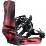 BURTON CARTEL X BLACK/RED  ATTACCHI SNOWBOARD