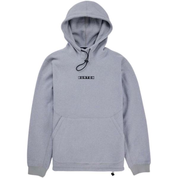 BURTON CINDER PULLOVER HOODIE GRAY HEATHER