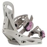BURTON CITIZEN CHINCHILLA GRAY ATTACCHI SNOWBOARD DONNA