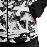 BURTON CROWN WATERPROOF FULL ZIP CITY STREETS/TRUE BLACK FELPA SNOWBOARD