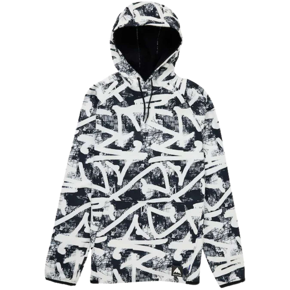 BURTON CROWN WEATHERPROOF FLEECE PULLOVER CITY STREETS/ TRUE BLACK FELPA SNOWBOARD