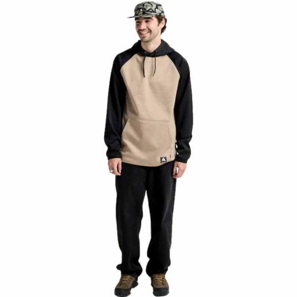 BURTON CROWN WEATHERPROOF SUMMIT TAUPE HEATER/TRUE BLACK FELPA SNOWBOARD