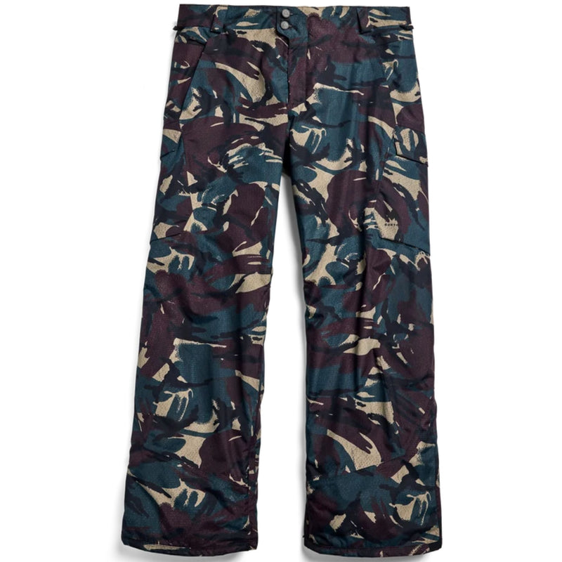 BURTON RESERVE 2L INSULATED PANTS SEERSUCKER CAMO PANTALONI SNOWBOARD