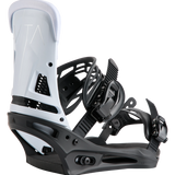 BURTON MALAVITA BLACK/WHITE ATTACCHI SNOWBOARD