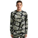 BURTON MIDWEIGHT BASE LAYER CREWNECK GRAFFITI CAMO MAGLIA TERMICA