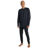 BURTON MIDWEIGHT BASE LAYER CREWNECK TRUE BLACK MAGLIA TERMICA